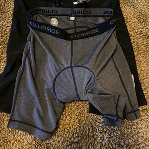 Club Ride Apparel Men's Gray Biking Chamois - Men’s Medium +(2) additional